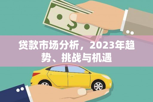 虎尾贷款市场分析，2023年趋势、挑战与机遇