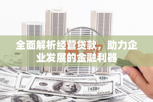 虎尾全面解析经营贷款，助力企业发展的金融利器