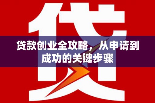 虎尾贷款创业全攻略，从申请到成功的关键步骤