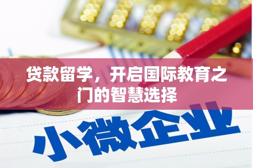 虎尾贷款留学，开启国际教育之门的智慧选择