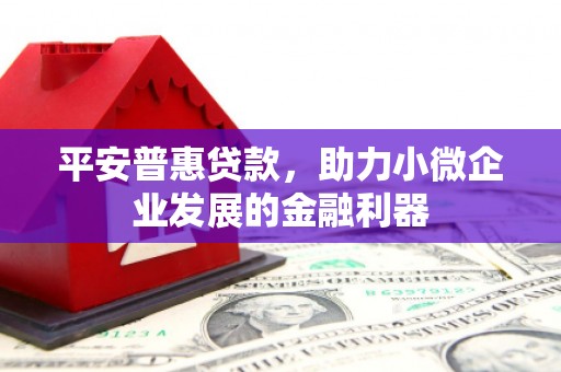 虎尾平安普惠贷款，助力小微企业发展的金融利器