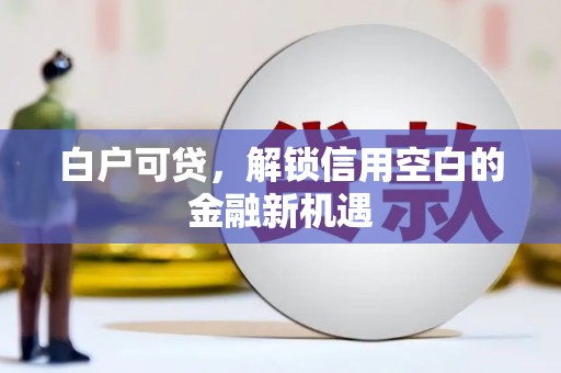 虎尾白户可贷，解锁信用空白的金融新机遇