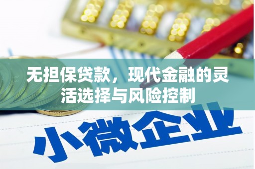 虎尾无担保贷款，现代金融的灵活选择与风险控制