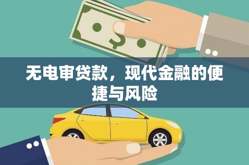 虎尾无电审贷款，现代金融的便捷与风险