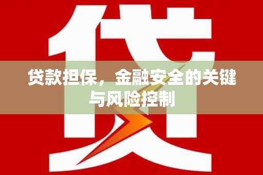 虎尾贷款担保，金融安全的关键与风险控制