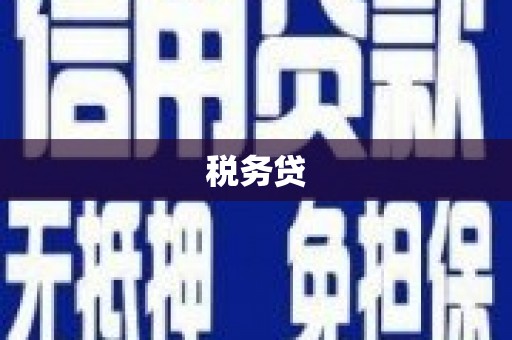 虎尾税务贷