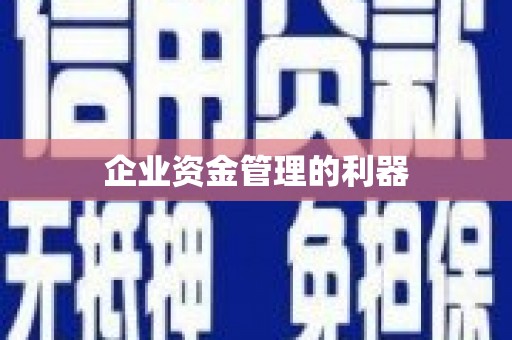 虎尾企业资金管理的利器